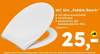 Globus Baumarkt Wc sitz „pebble beach“ Angebot