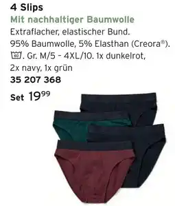 Tchibo 4 slips Angebot