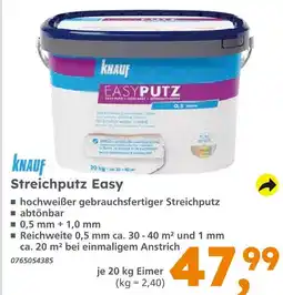 Globus Baumarkt Knauf streichputz easy Angebot