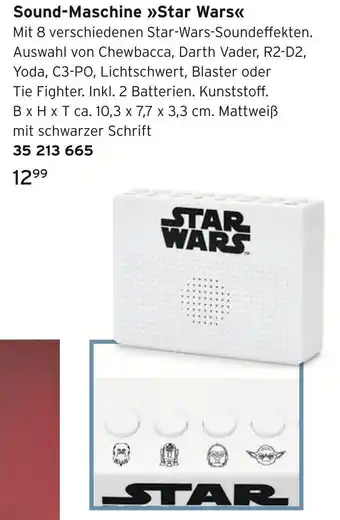 Tchibo Star wars sound-maschine Angebot