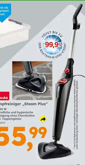 Globus Baumarkt Vileda steam plus Angebot
