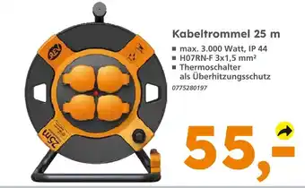 Globus Baumarkt Kabeltrommel 25 m Angebot