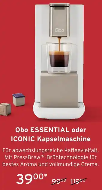 Tchibo Qbo essential kapselmaschine Angebot