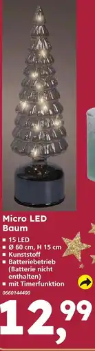 Globus Baumarkt Micro led baum Angebot