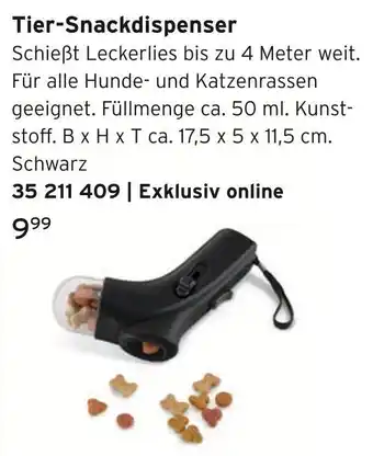 Tchibo Tier-snackdispenser Angebot