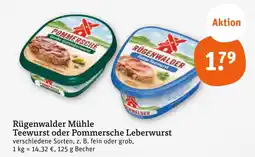 tegut Rügenwalder mühle teewurst Angebot