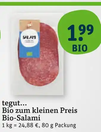 tegut Tegut... bio-salami Angebot