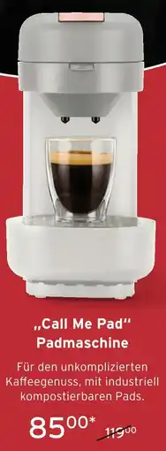 Tchibo Padmaschine „call me pad“ Angebot