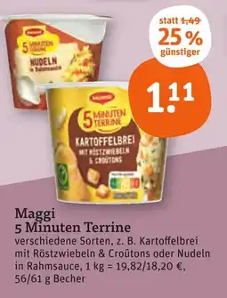 tegut Maggi kartoffelbrei mit röstzwiebeln & croutons Angebot