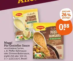 tegut Maggi pfeffer-rahmsauce Angebot