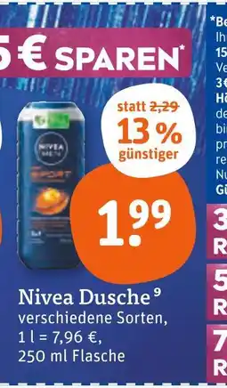 tegut Nivea dusche Angebot