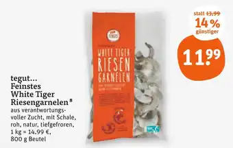 tegut Tegut... feinstes white tiger riesengarnelen Angebot