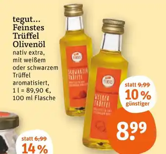 tegut Tegut... feinstes trüffel olivenöl weißer trüffel Angebot