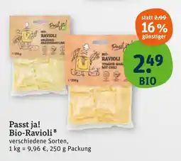 tegut Passt ja! bio-ravioli Angebot