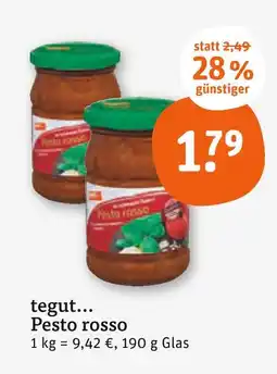 tegut Tegut... pesto rosso Angebot