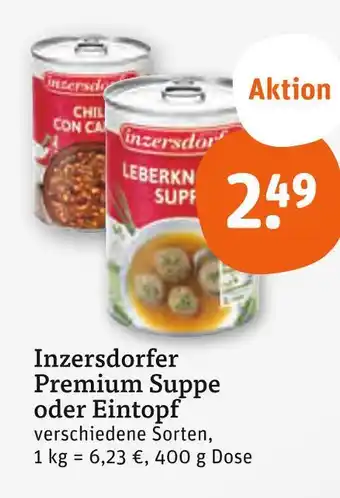 tegut Inzersdorfer premium suppe Angebot