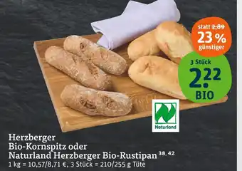 tegut Herzberger bio-kornspitz Angebot