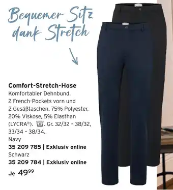 Tchibo Comfort-stretch-hose navy Angebot