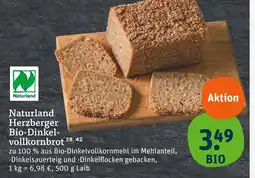 tegut Naturland herzberger bio-dinkelvollkornbrot Angebot