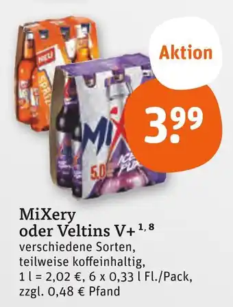 tegut Mixery oder veltins v+ Angebot