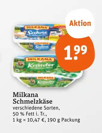 tegut Milkana schmelzkäse sahne Angebot
