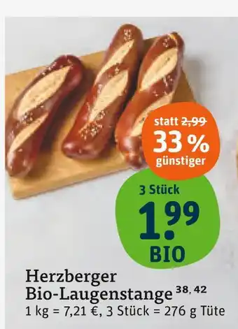 tegut Herzberger bio-laugenstange Angebot