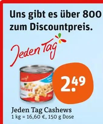 tegut Jeden tag cashews Angebot