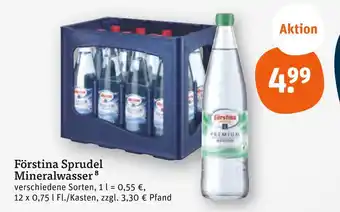 tegut Förstina sprudel mineralwasser Angebot