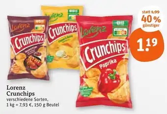tegut Lorenz crunchips paprika Angebot
