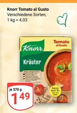 Globus Knorr tomato al gusto kräuter Angebot