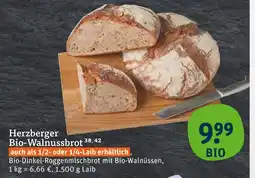 tegut Herzberger bio-walnussbrot Angebot