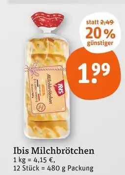 tegut Ibis milchbrötchen Angebot