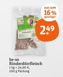tegut Be-so rinderdörrfleisch Angebot