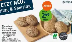 tegut Herzberger bio-mehrkornbrötchen Angebot