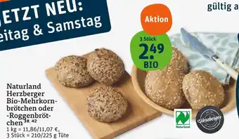 tegut Herzberger bio-mehrkornbrötchen Angebot