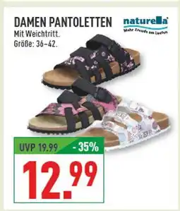 Marktkauf Naturela damen pantoletten Angebot