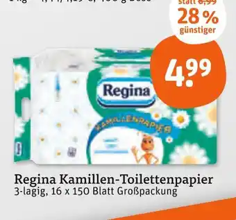 tegut Regina kamillen-toilettenpapier Angebot