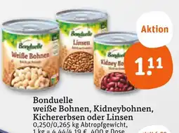 tegut Bonduelle weiße bohnen Angebot