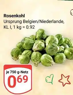 Globus Rosenkohl Angebot