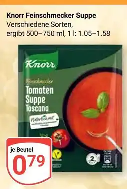 Globus Knorr feinschmecker suppe Angebot