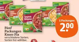 tegut Knorr fix spaghetti bolognese Angebot