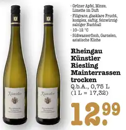 E-Center Künstler rheingau künstler riesling mainterrassen trocken Angebot