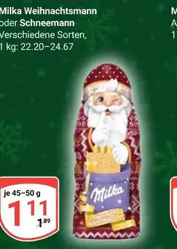 Globus Milka weihnachtsmann Angebot