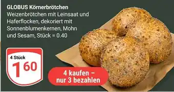 Globus Globus körnerbrötchen Angebot
