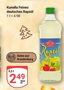Globus Kunella feines deutsches rapsöl Angebot