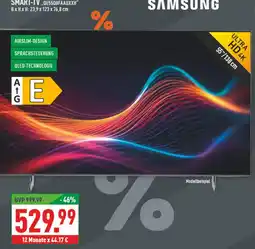 Marktkauf Samsung smart-tv qe55q8faauxxh Angebot