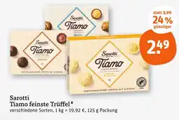 tegut Sarotti tiamo feinste trüffel Angebot