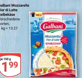 Globus Galbani mozzarella fior di latte reibekäse Angebot