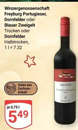 Globus Winzergenossenschaft freyburg portugieser dornfelder trocken Angebot