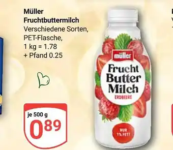 Globus Müller fruchtbuttermilch Angebot